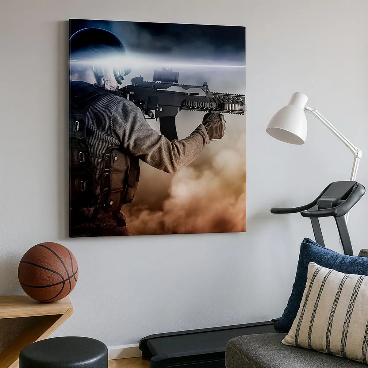 Tablou pe pânză - Pur și simplu un erou - 30x30 cm