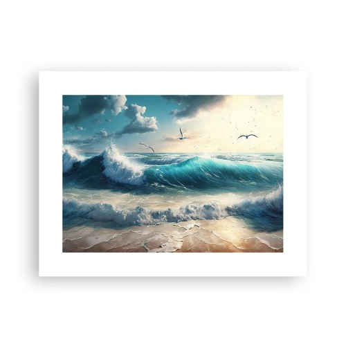 Poster - Sunetul valurilor doar pentru tine - 40x30 cm
