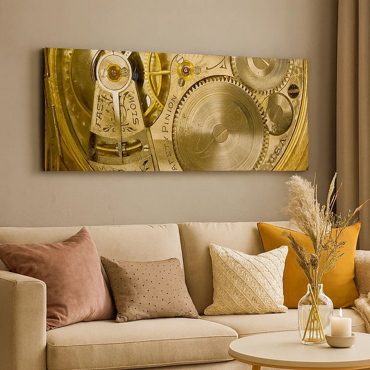 Tablou pe pânză - Fii în pas cu vremurile - 100x40 cm