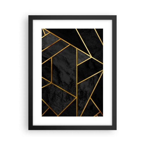 Poster în ramă neagră - Întuneric și lumină - 30x40 cm