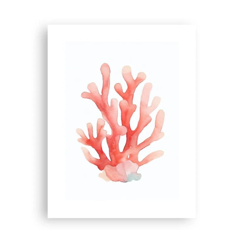 Poster - Culoare de coral - 30x40 cm