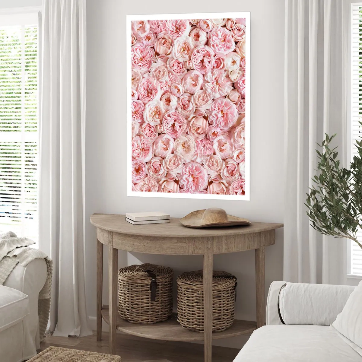 Poster - Presărat cu trandafiri - 70x100 cm