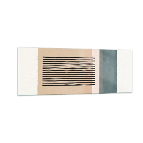 Tablou pe sticlă - Totul este în regulă - 140x50 cm