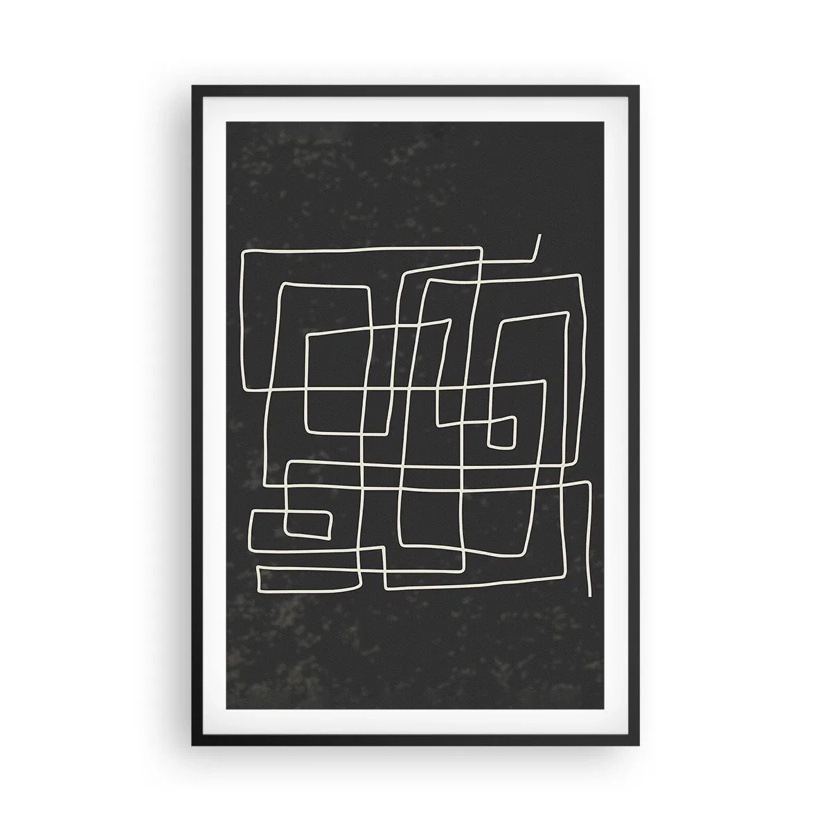Poster în ramă neagră - Nu atât de simplu - 61x91 cm