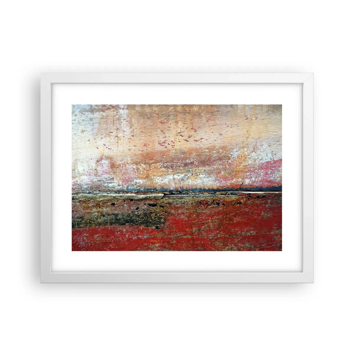 Poster în ramă albă - Oare este marea? - 40x30 cm