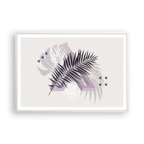 Poster în ramă albă - Umbra unei umbre - 100x70 cm