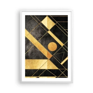 Poster în ramă albă - Soarele deșertului - 50x70 cm