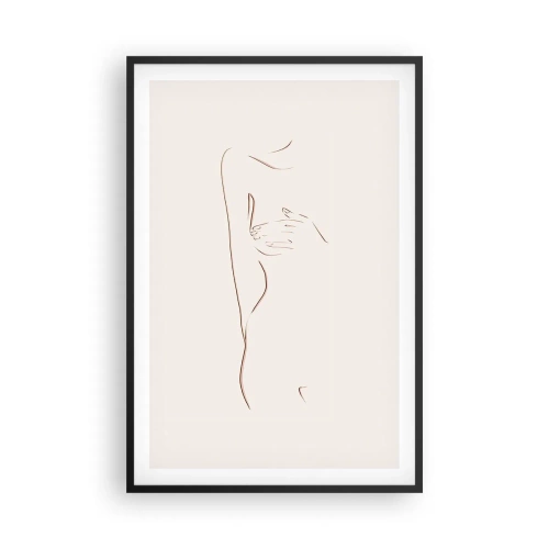 Poster în ramă neagră - Forma dorinței - 61x91 cm