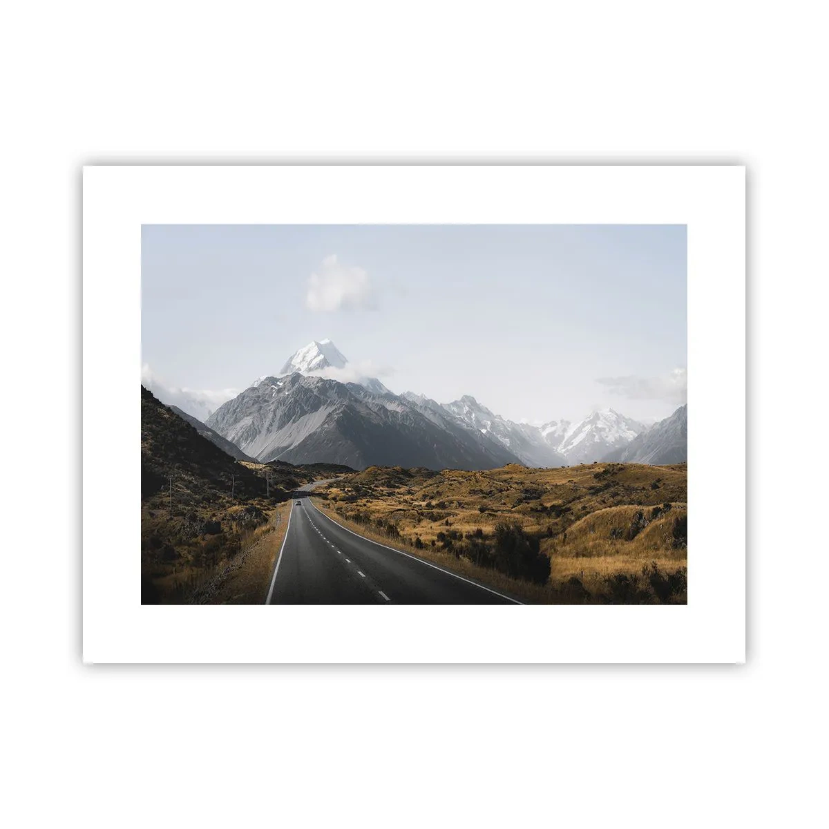 Poster - Drumul spre inima munților - 40x30 cm
