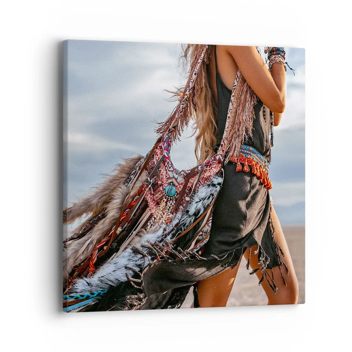 Tablou pe pânză - Iubita șamanului - 40x40 cm