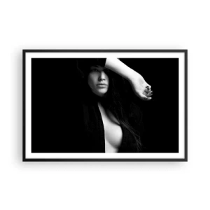 Poster în ramă neagră - Școala de seducție - 91x61 cm