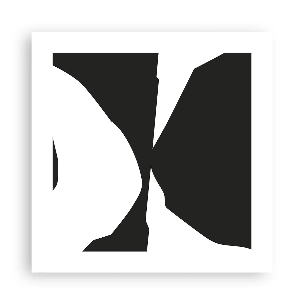 Poster - Pozitiv -negativ - 40x40 cm