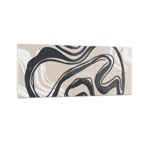 Tablou pe sticlă - Expresie multiplicată - 100x40 cm