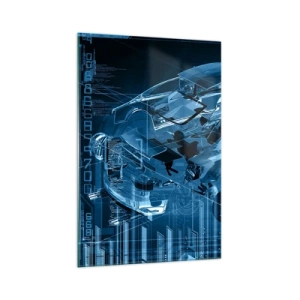 Tablou pe sticlă - Anatomie inginerească - 70x100 cm