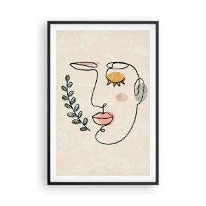 Poster în ramă neagră - Pacea regăsită - 61x91 cm