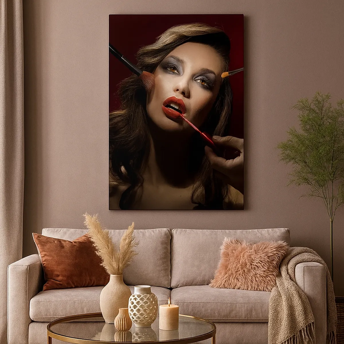 Tablou pe pânză - Frumoasă visătoare - 50x70 cm