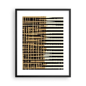 Poster în ramă neagră - Abstracție arhitecturală - 40x50 cm