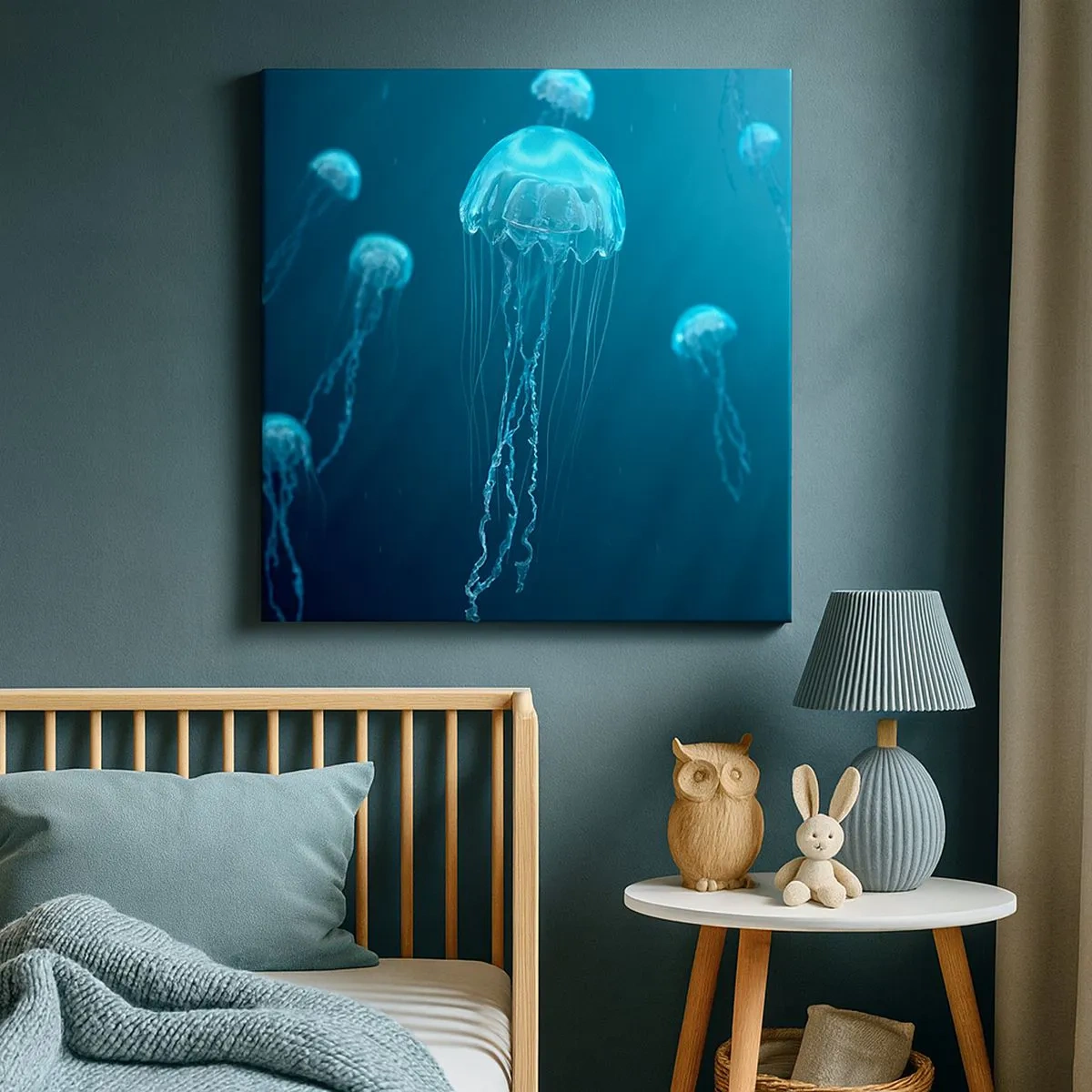 Tablou pe pânză - Dansul oceanic - 30x30 cm