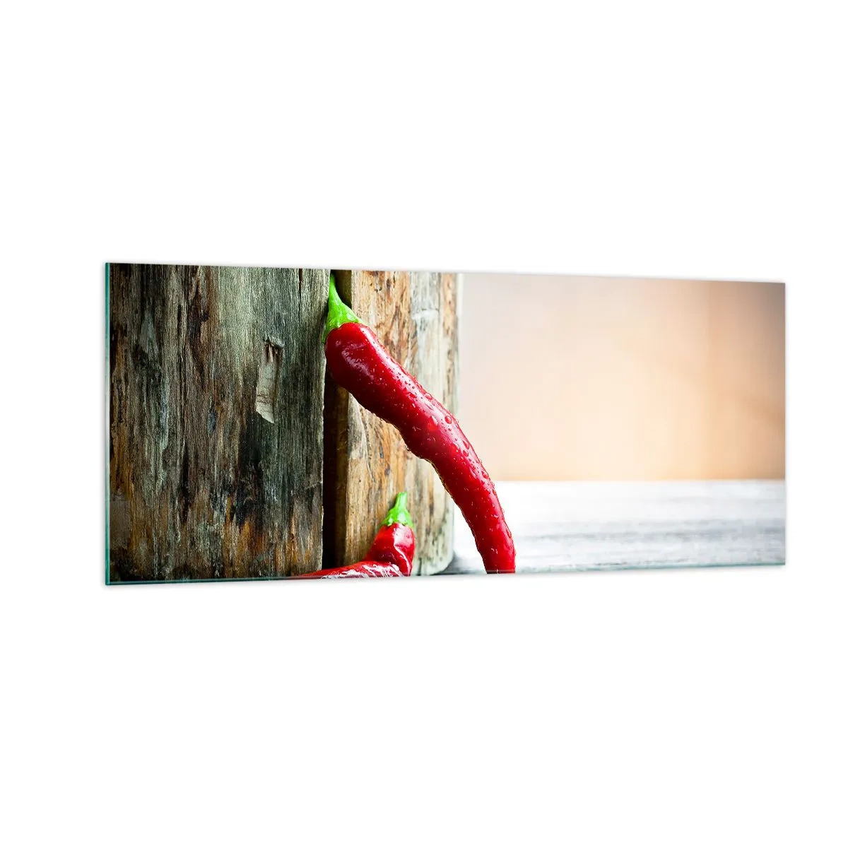 Tablou pe sticlă - Red hot chili peppers - 100x40 cm