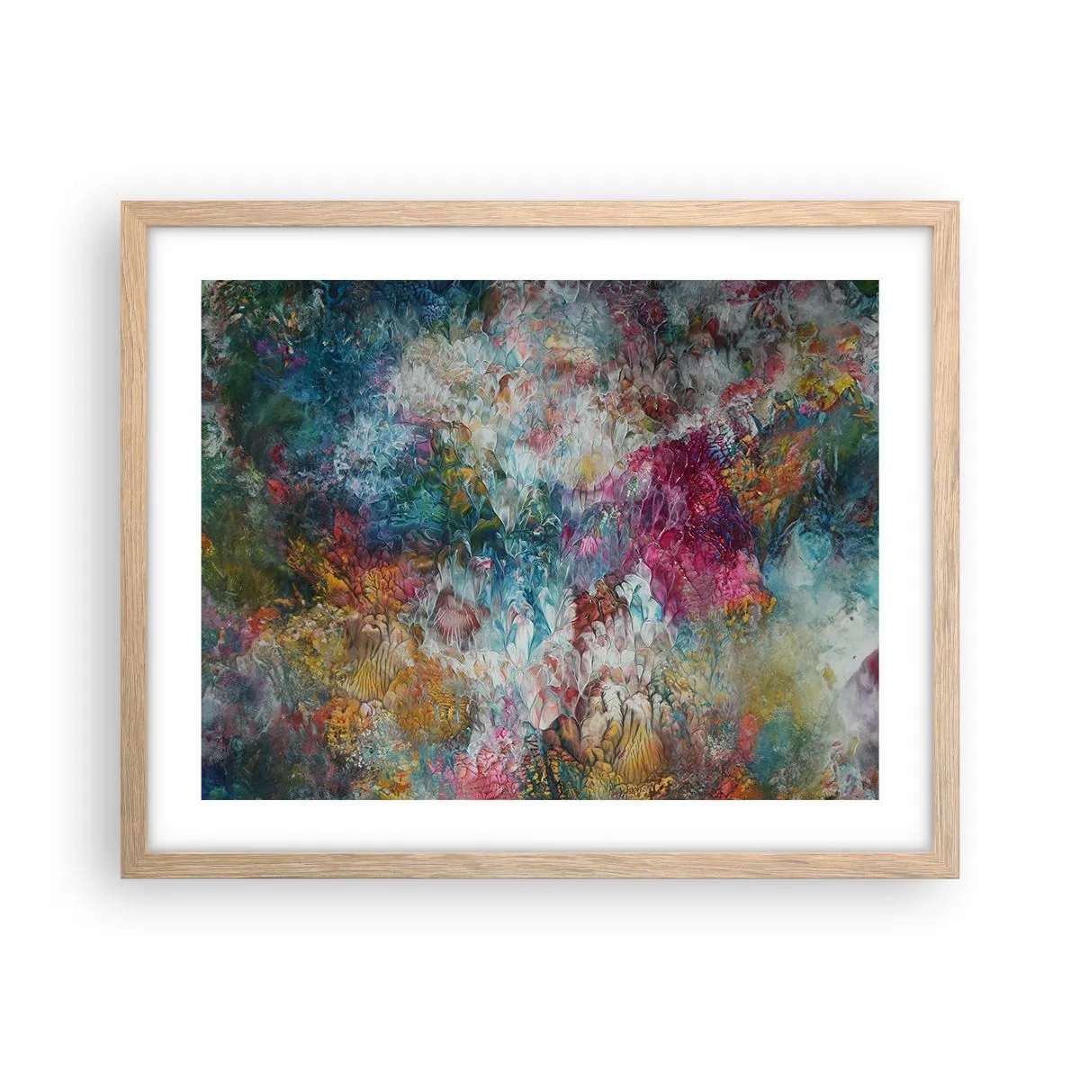 Poster în ramă de stejar deschis - În plină înflorire - 50x40 cm