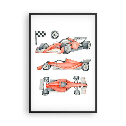 Poster în ramă neagră - Prindeți visul - 61x91 cm