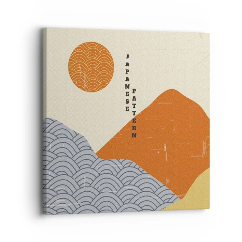 Tablou pe pânză - În stil japonez - 30x30 cm