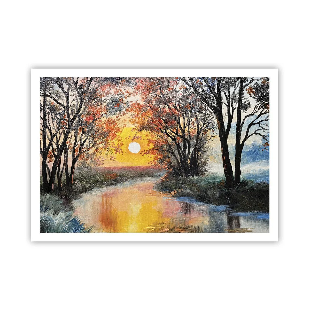 Poster - Atmosferă de toamnă - 100x70 cm