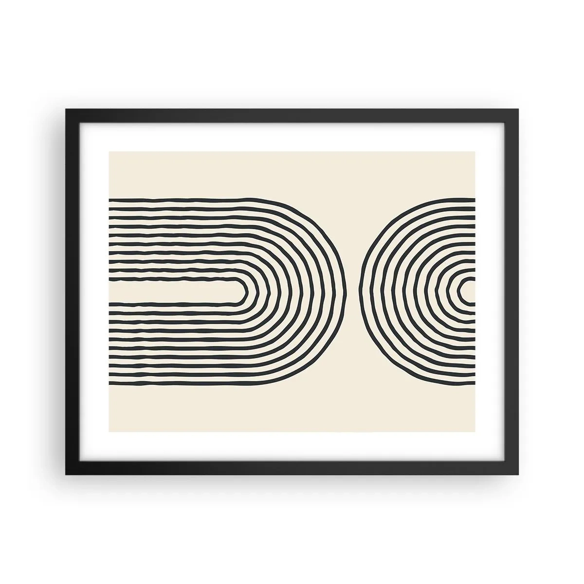 Poster în ramă neagră - În curând... - 50x40 cm