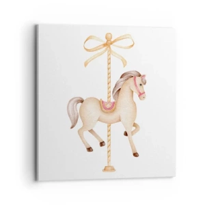 Tablou pe pânză - Într-un trap grațios - 70x70 cm