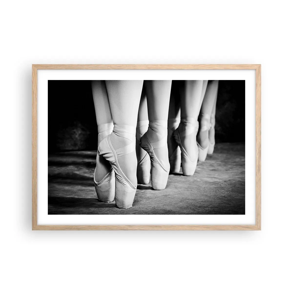Poster în ramă de stejar deschis - Împreună, elegant - 70x50 cm