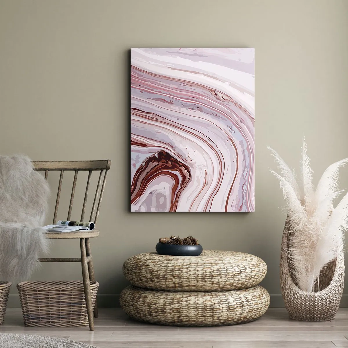 Tablou pe pânză - Drept înainte, apoi dreapta jos - 70x100 cm