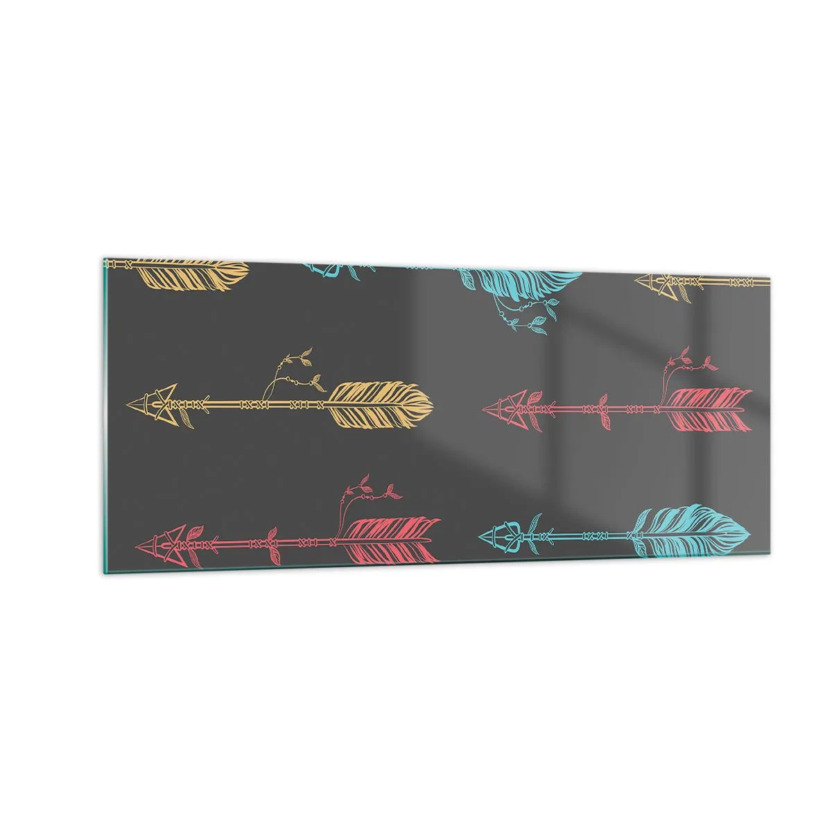 Tablou pe sticlă - În ordine - 100x40 cm