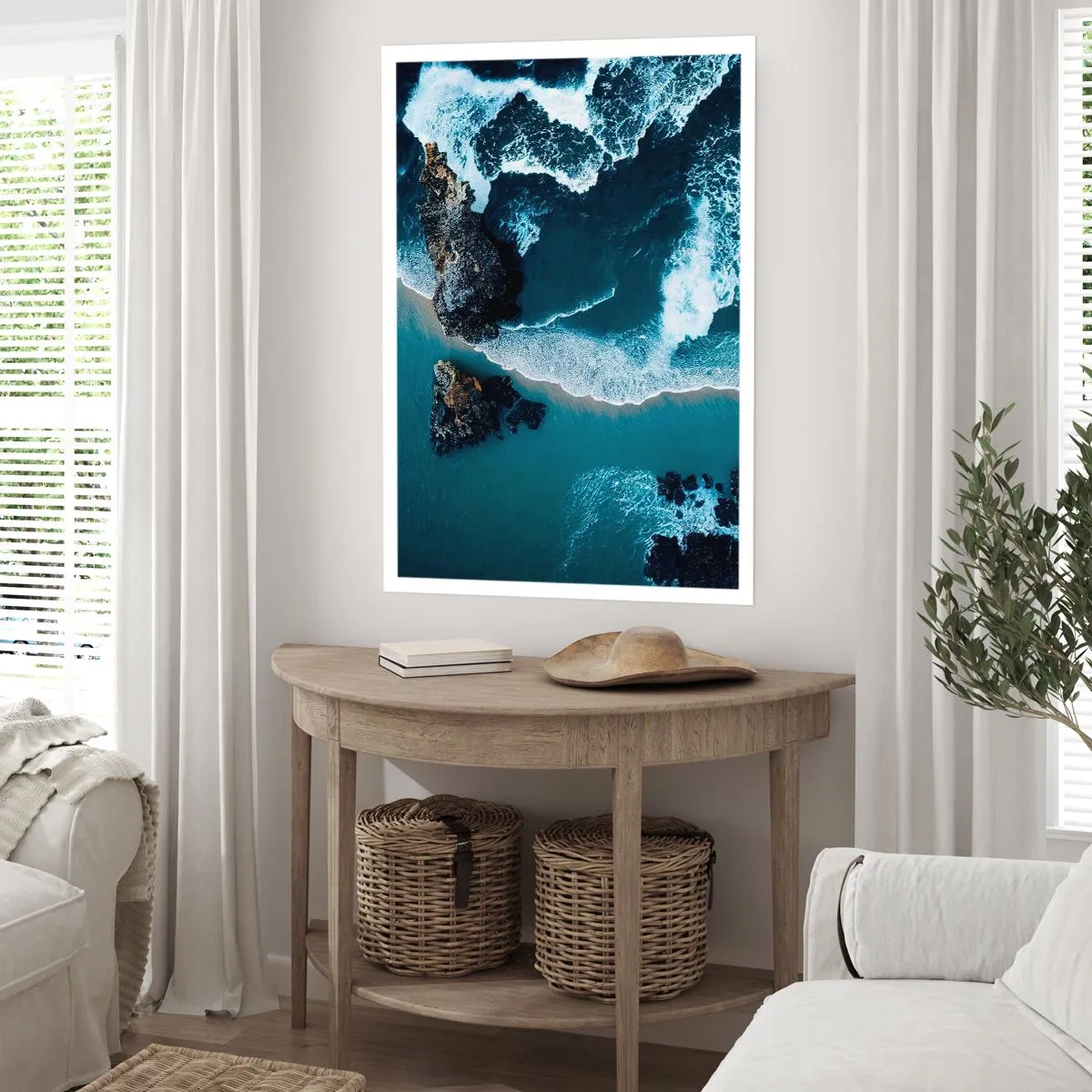 Poster - Înfășurate în valuri - 70x100 cm