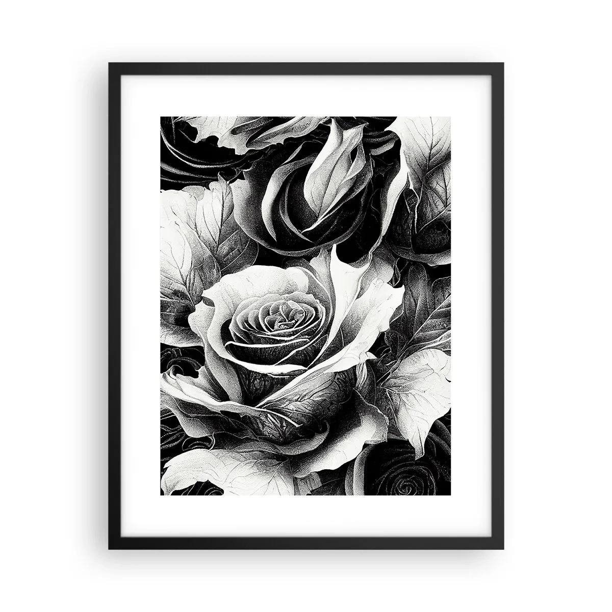 Poster în ramă neagră - Mereu regina - 40x50 cm