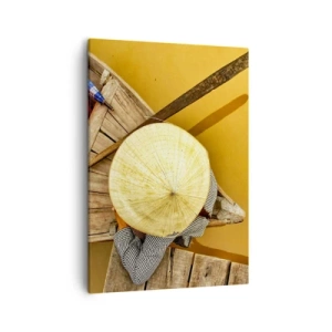 Tablou pe pânză - Viața pe râul galben - 50x70 cm