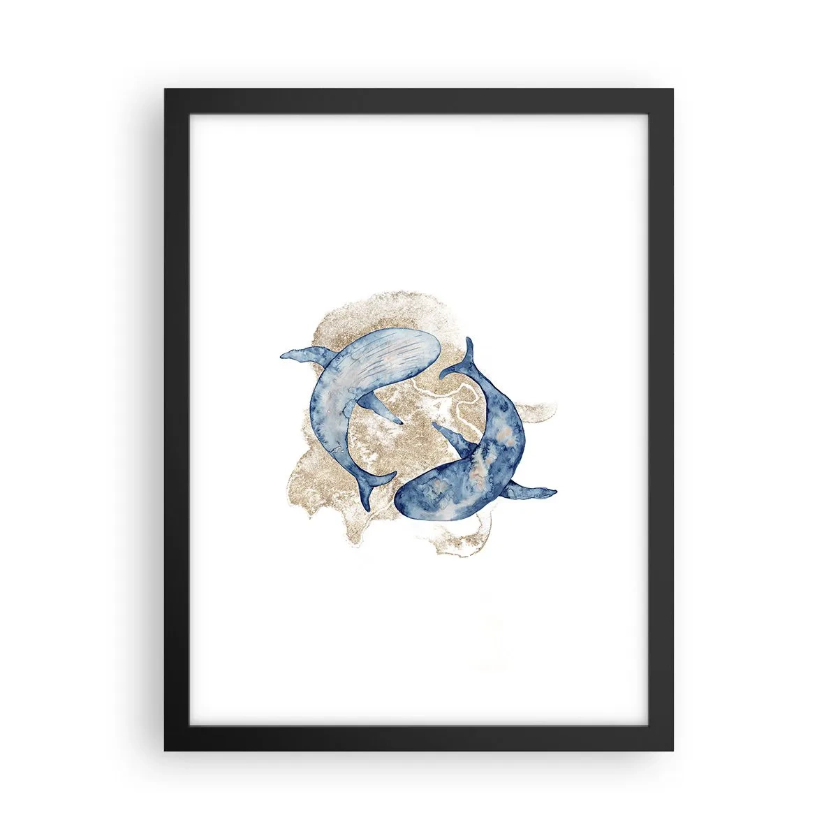 Poster în ramă neagră - Prietenie sau iubire? - 30x40 cm