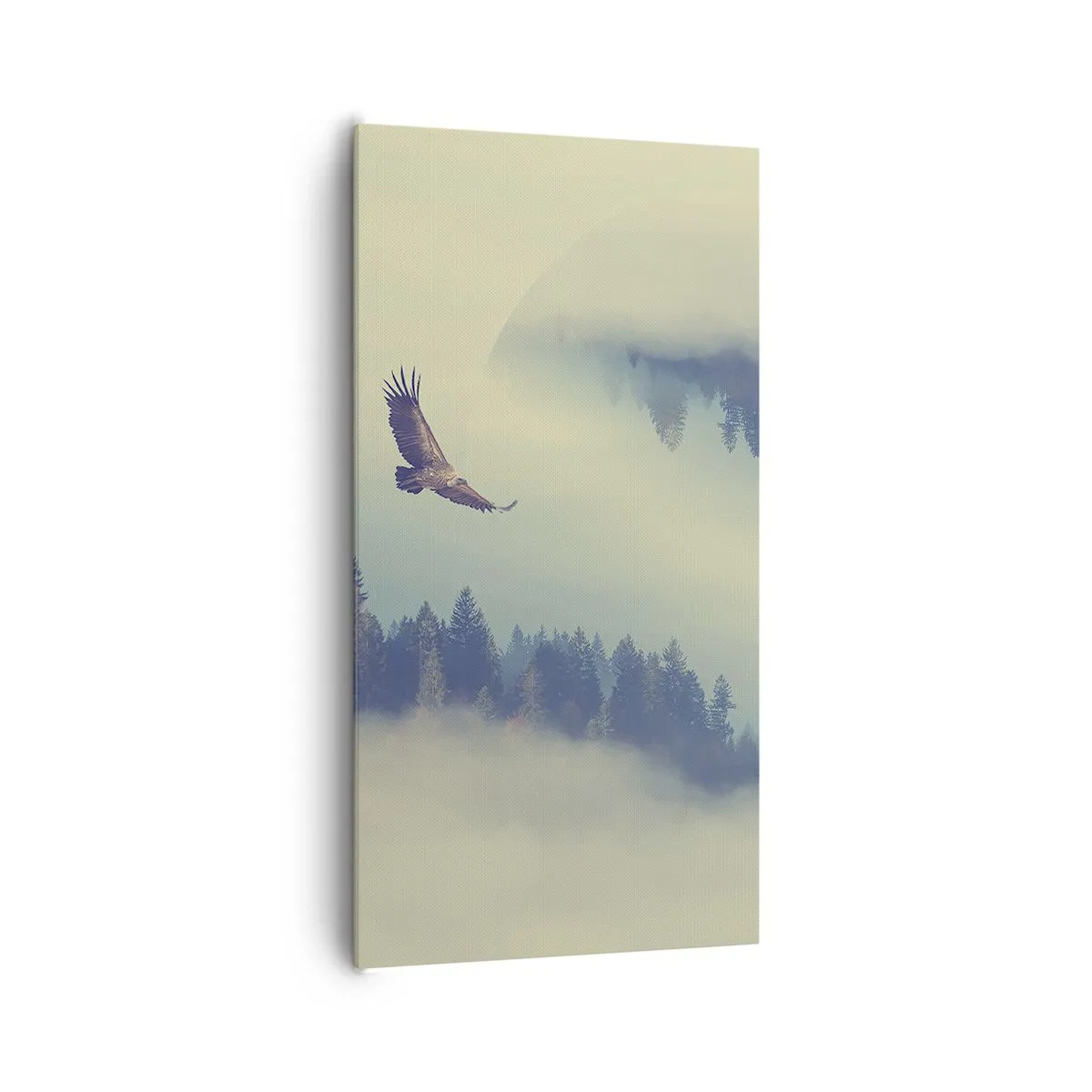 Tablou pe pânză - Am văzut umbra unui vultur - 65x120 cm