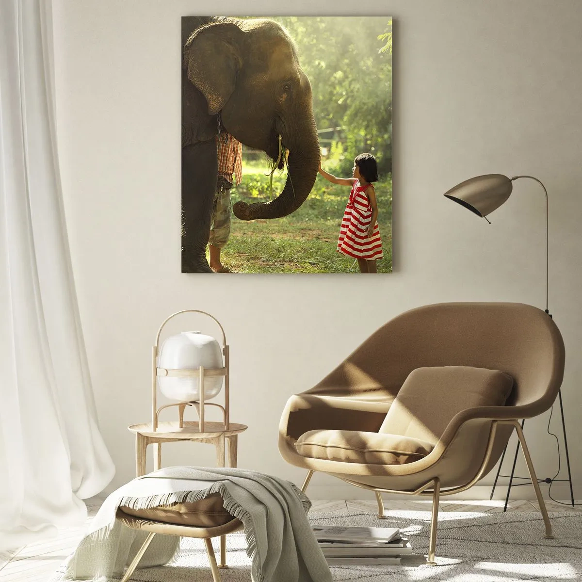 Tablou pe sticlă - Puterea prieteniei - 80x120 cm