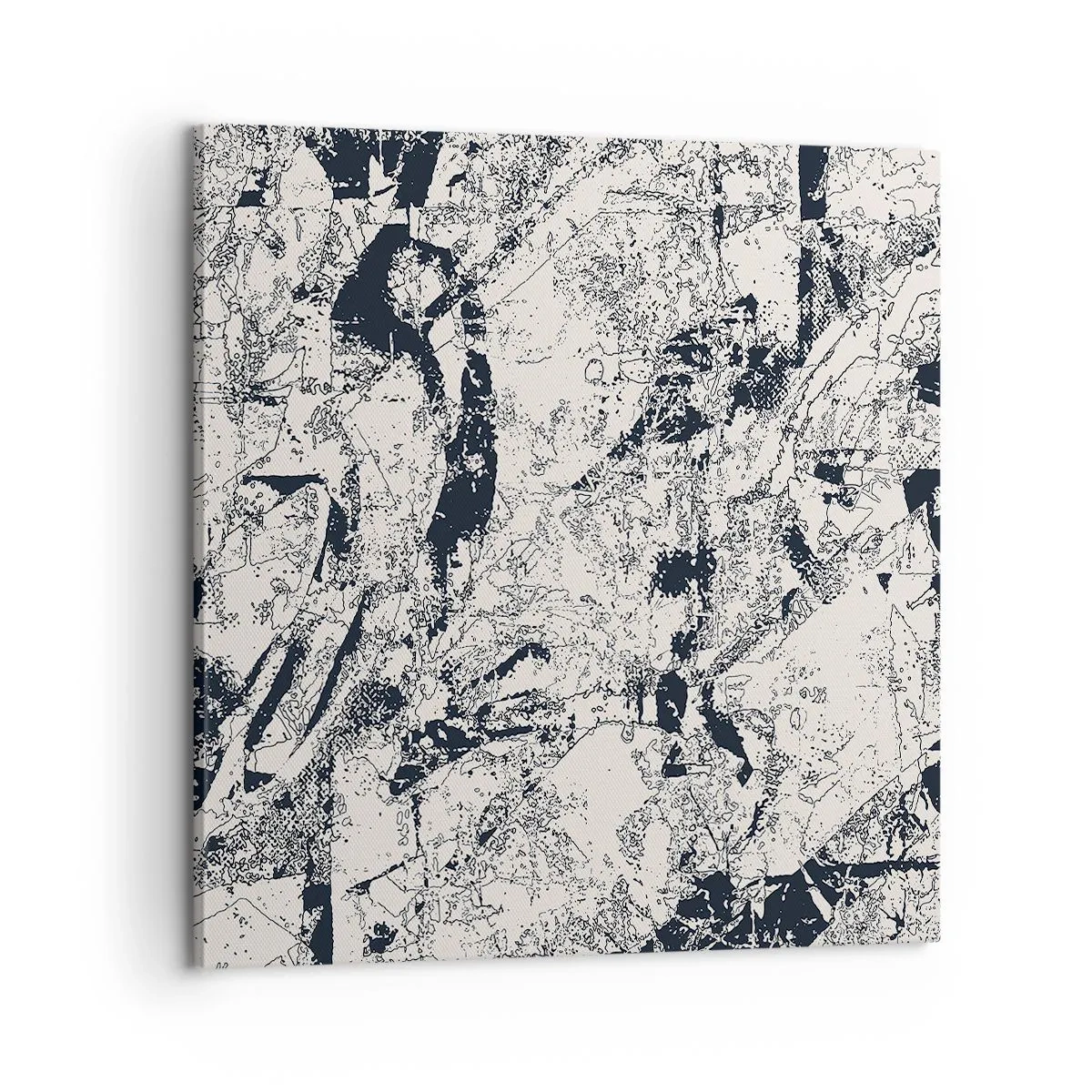 Tablou pe pânză - Întrepătrunderea contrariilor - 60x60 cm