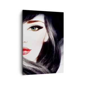 Tablou pe pânză - Privirea de safir - 50x70 cm