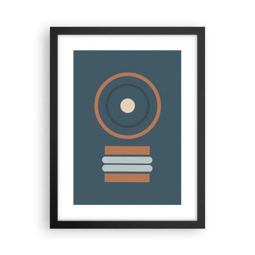 Poster în ramă neagră - Esența problemei - 30x40 cm