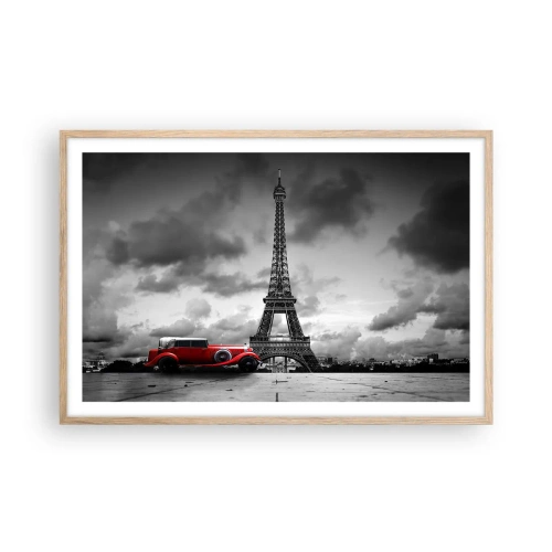 Poster în ramă de stejar deschis - Nu cu mult timp în urmă, la Paris - 91x61 cm