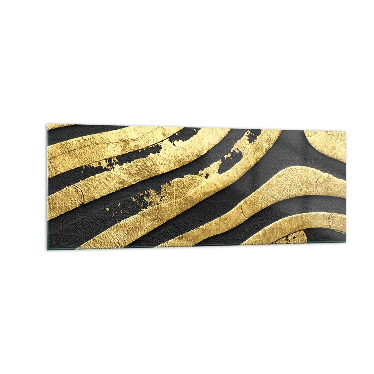 Tablou pe sticlă - Totul curge - 140x50 cm