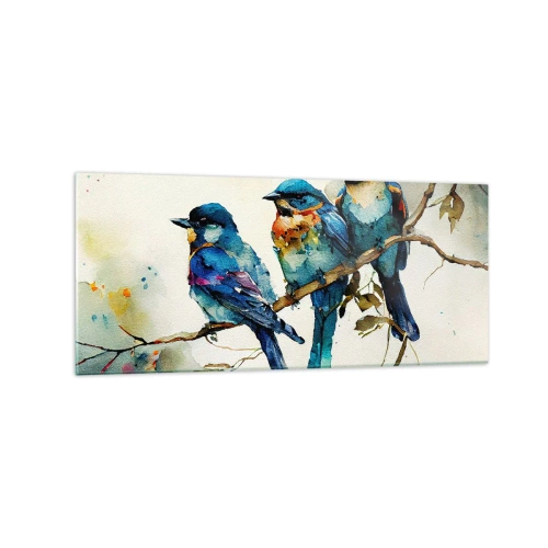 Tablou pe sticlă - Se simte jignit? - 120x50 cm