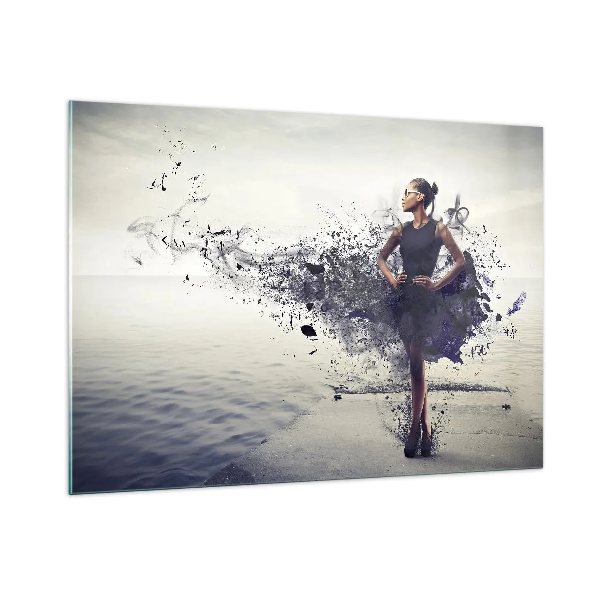 Tablou pe sticlă - Venus africană - 100x70 cm