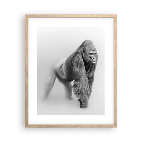 Poster în ramă de stejar deschis - Încrezător în puterea lui - 40x50 cm