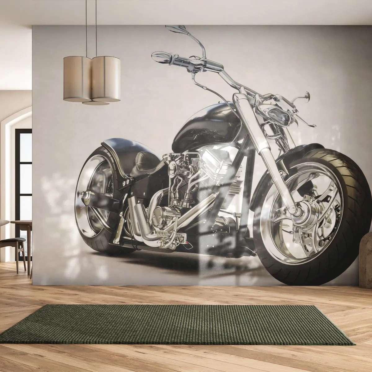 Tapet Premium Canvas - Putere cu caracter - Automobile, Motocicletă, excursie - 300x210 cm