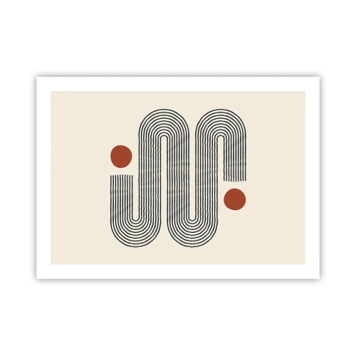 Poster - De la început până la sfârșit - 70x50 cm