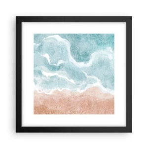 Poster în ramă neagră - Abstracția norilor - 30x30 cm