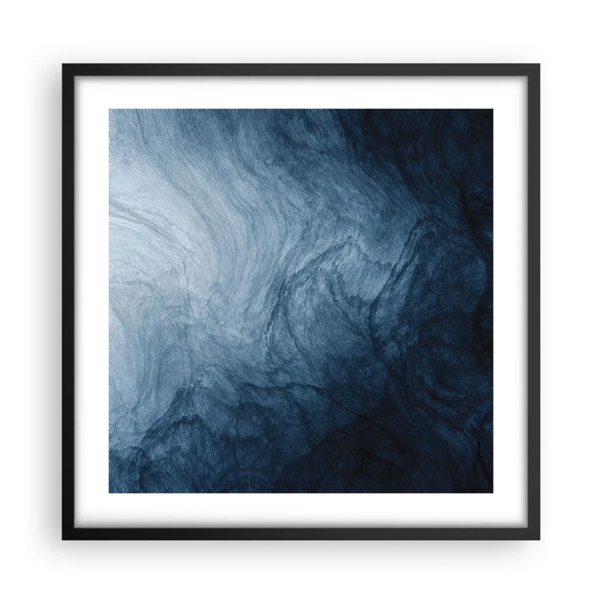 Poster în ramă neagră - În adâncuri - 50x50 cm
